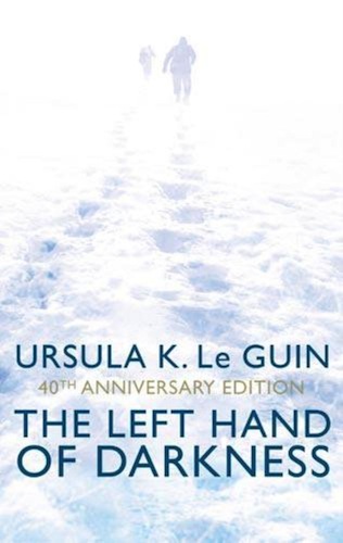 Portada de la versión inglesa del libro La mano izquierda de la oscuridad