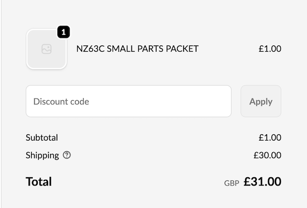 Disco de control de flujo de la Niche Zero