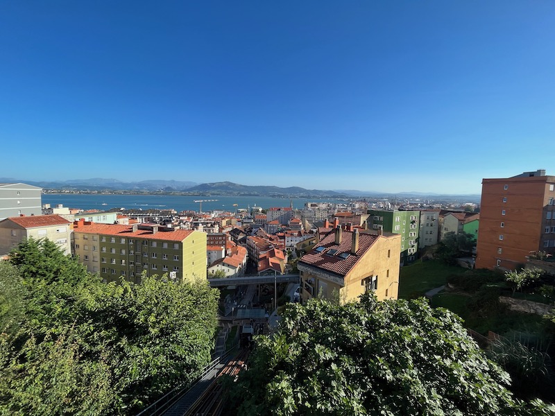 Santander desde el funicular