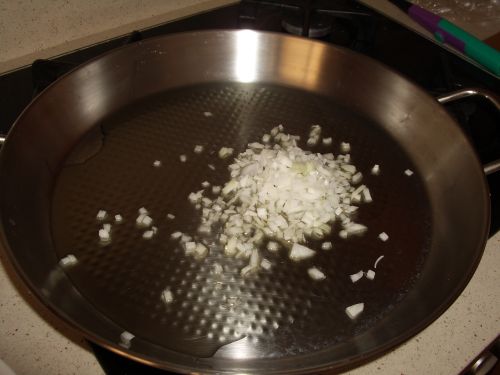 Pochando la cebolla