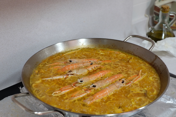 Añadir las cigalas