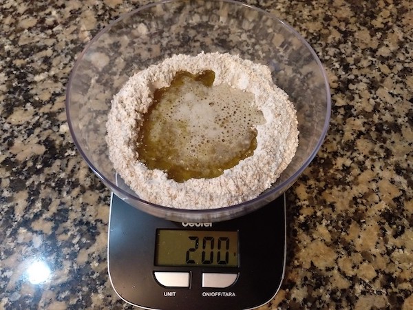 Ingredientes para la masa