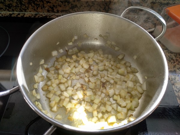 Pochamos la cebolla