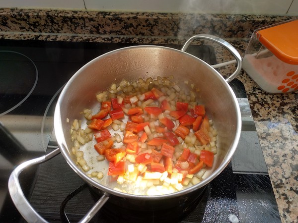 Pochamos el pimiento